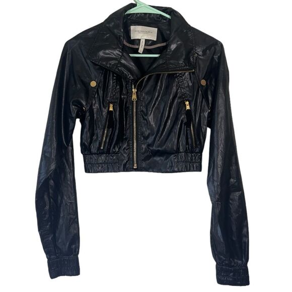 BCBG Runway Convertible Cropped Jacket Size XS - Picture 1 of 5